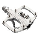 KCNC/ケーシーエヌシー CLIPLESS PLATFORM (クリップレスプラットフォーム) シルバー ペダル 自転車部品 サイクルパーツ