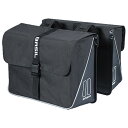 BASIL/バジル FORTE DOUBLE BAG (フォルテ ダブルバッグ) ブラック キャリアバッグ 自転車用品