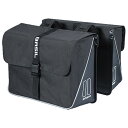 BASIL/バジル FORTE DOUBLE BAG （フォルテ ダブルバッグ） ブラック キャリアバッグ 自転車用品