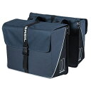 BASIL/バジル FORTE DOUBLE BAG (フォルテ ダブルバッグ) ブルー キャリアバッグ 自転車用品