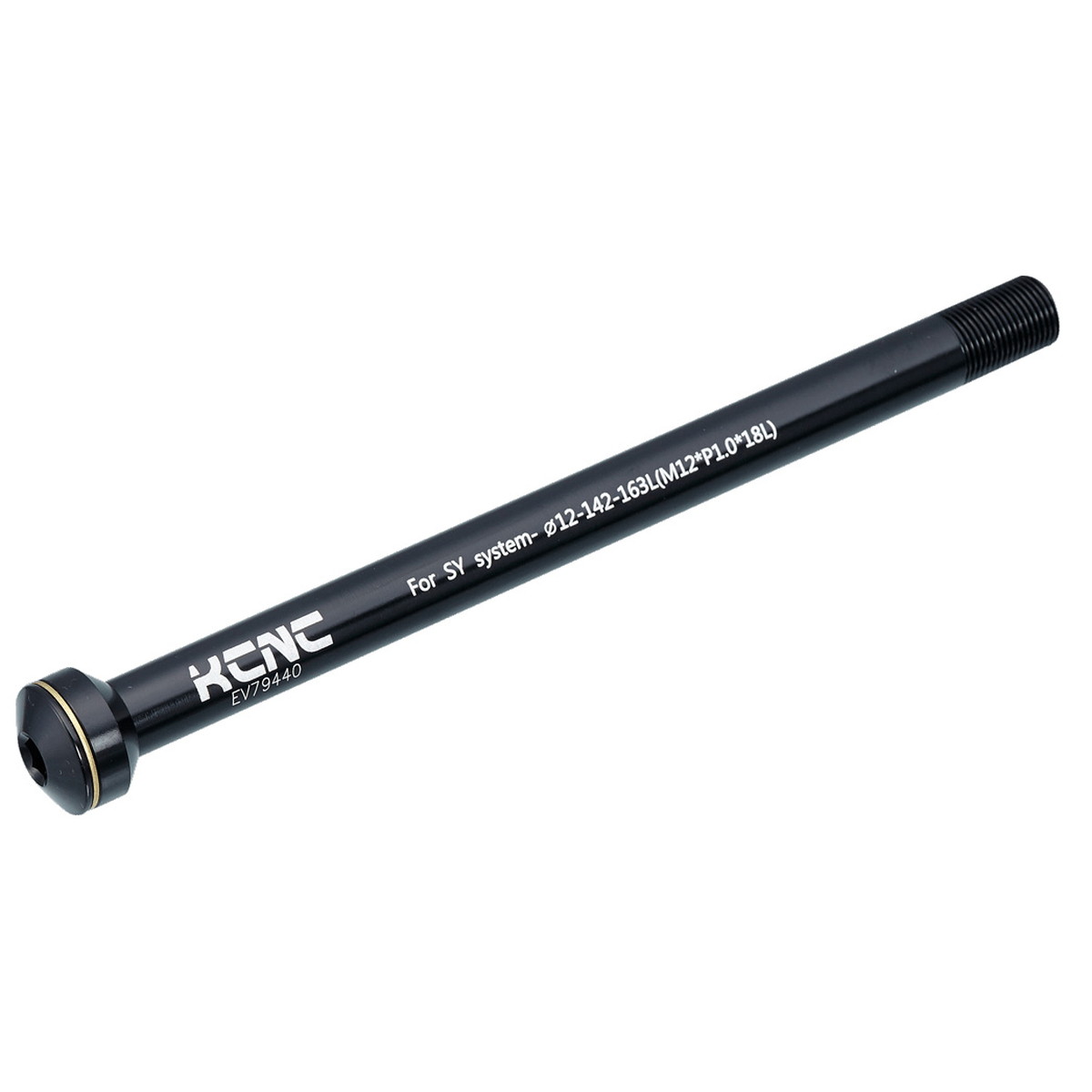 KCNC/ケーシーエヌシー KQR08 6061AL ヘックスタイプスルーアクスル Felt FR対応 ブラック クイックリリース 自転車部品