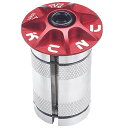 KCNC/ケーシーエヌシー アヘッドセットキャップ レッド ヘッドパーツ 自転車部品 サイクルパーツ