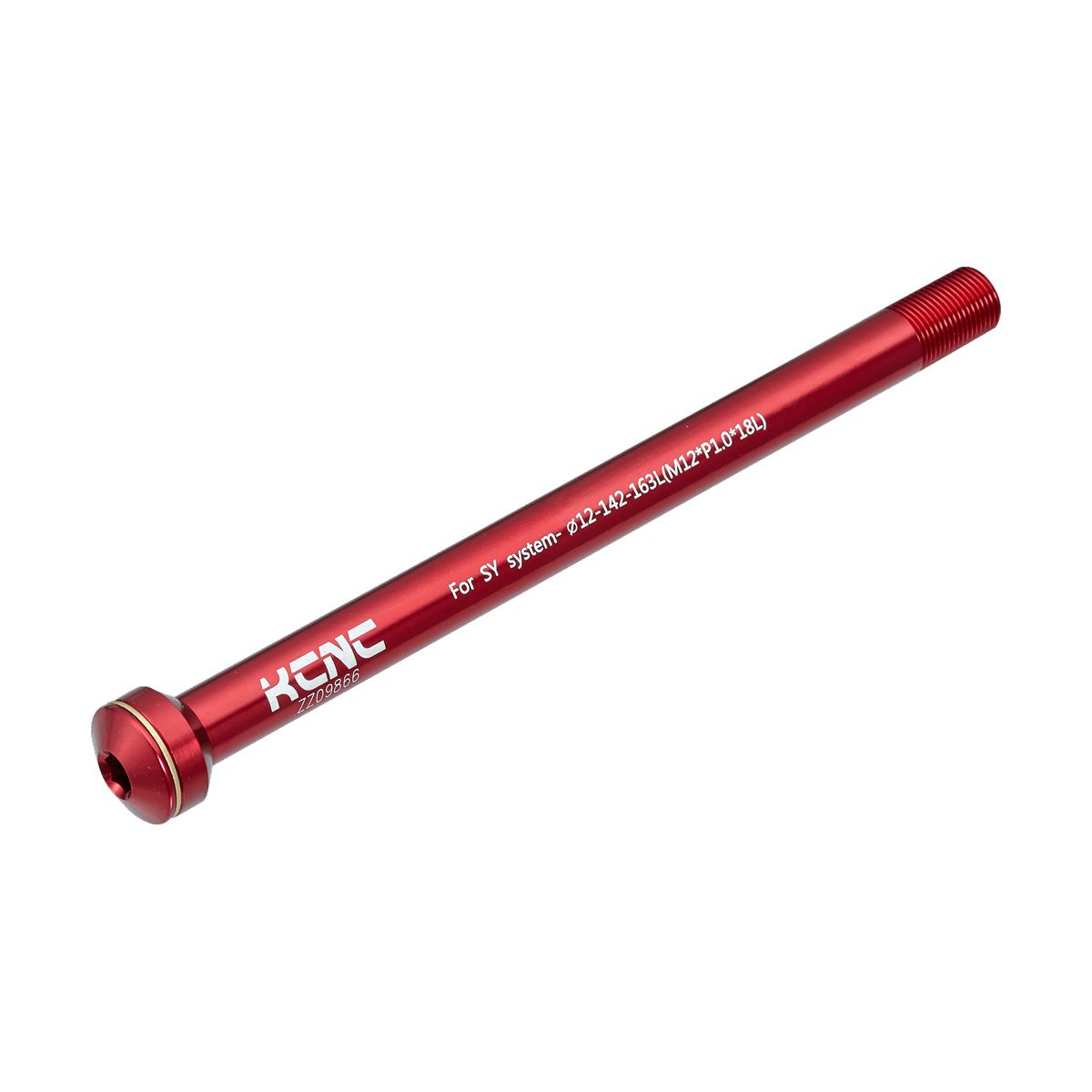 Rakuten - KCNC/ケーシーエヌシー KQR08 6061AL ヘックスタイプスルーアクスル レッド クイックリリース 自転車部品