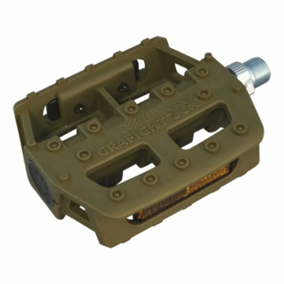 MKS/Mikashima Manufacturing GRAFIGHT-XX 9/16 shaft khaki pedals bicycle parts cycle parts