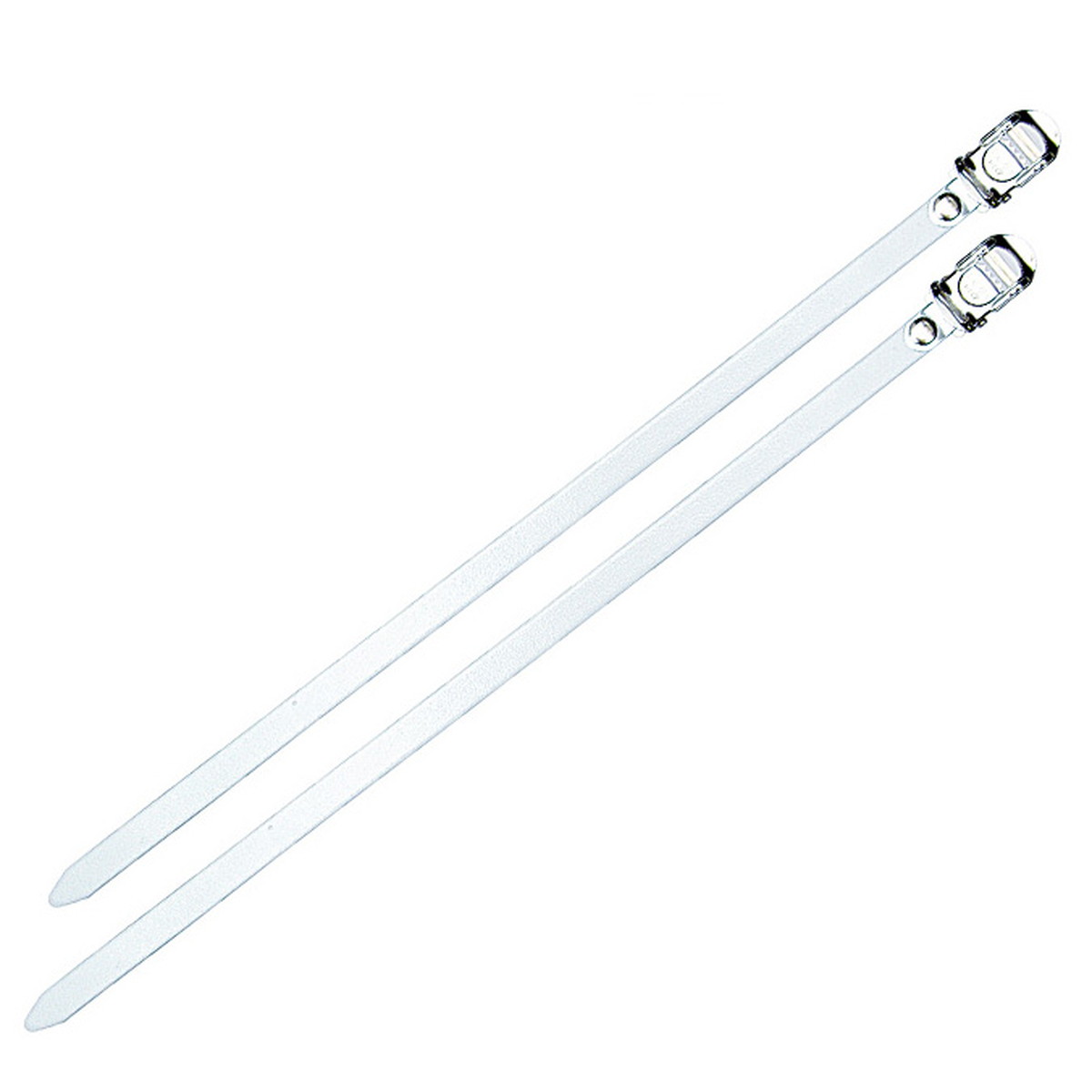 MKS/三ヶ島製作所 FIT-α SPIRITS（フィットαスピリッツ） ホワイト トゥークリップ 自転車部品 サイクルパーツ