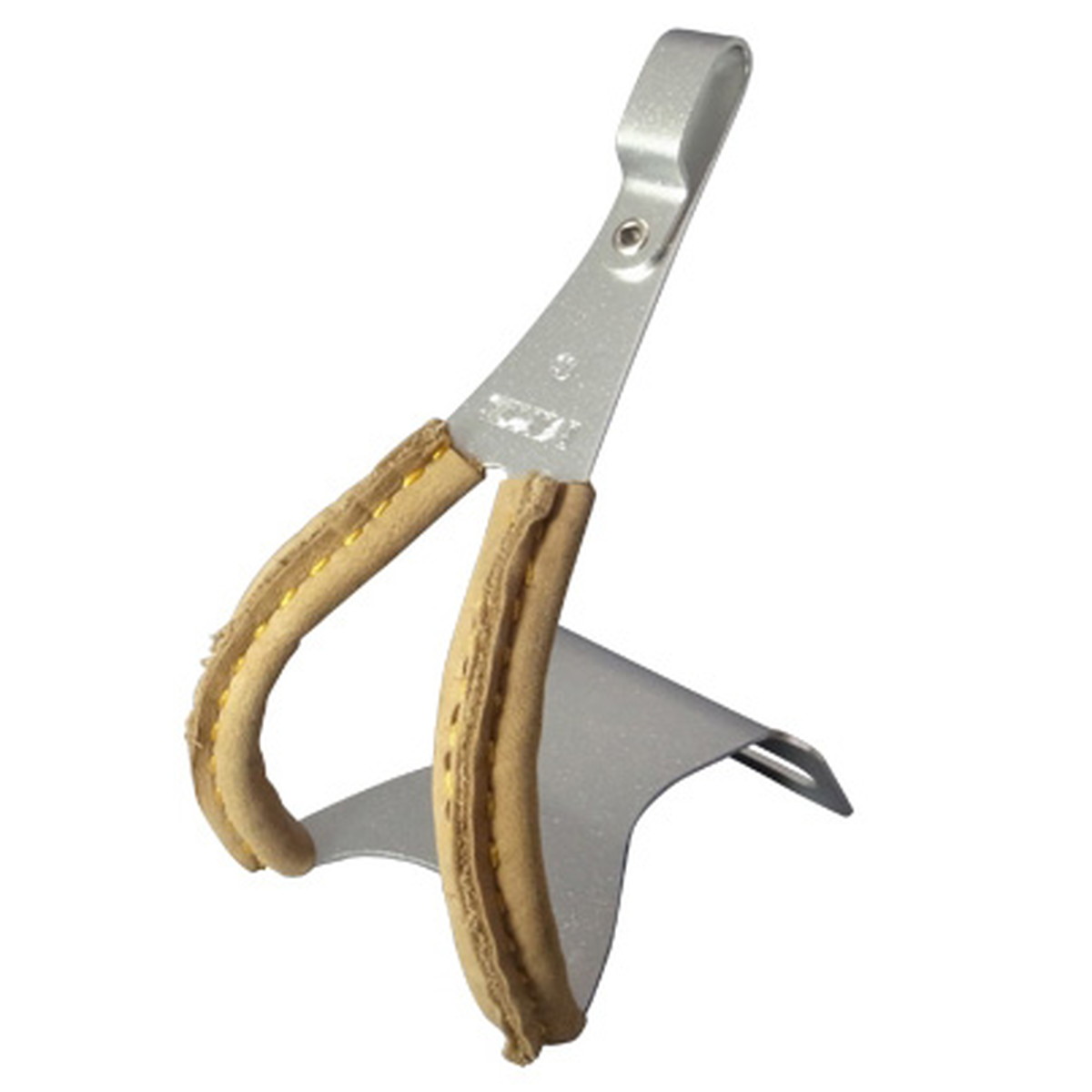 Rakuten - MKS/三ヶ島製作所 TOE CLIP ALLOY（トゥクリップ） 皮付 アルミ Sサイズ トゥークリップ 自転車部品 サイクルパーツ