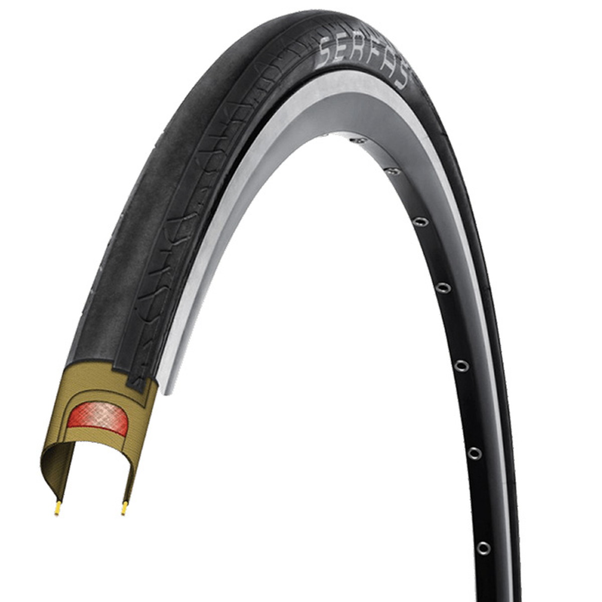 SERFAS/サーファス MEO SECA WIRE（セカ ワイヤー） 700X23 タイヤ 自転車部品 サイクルパーツ