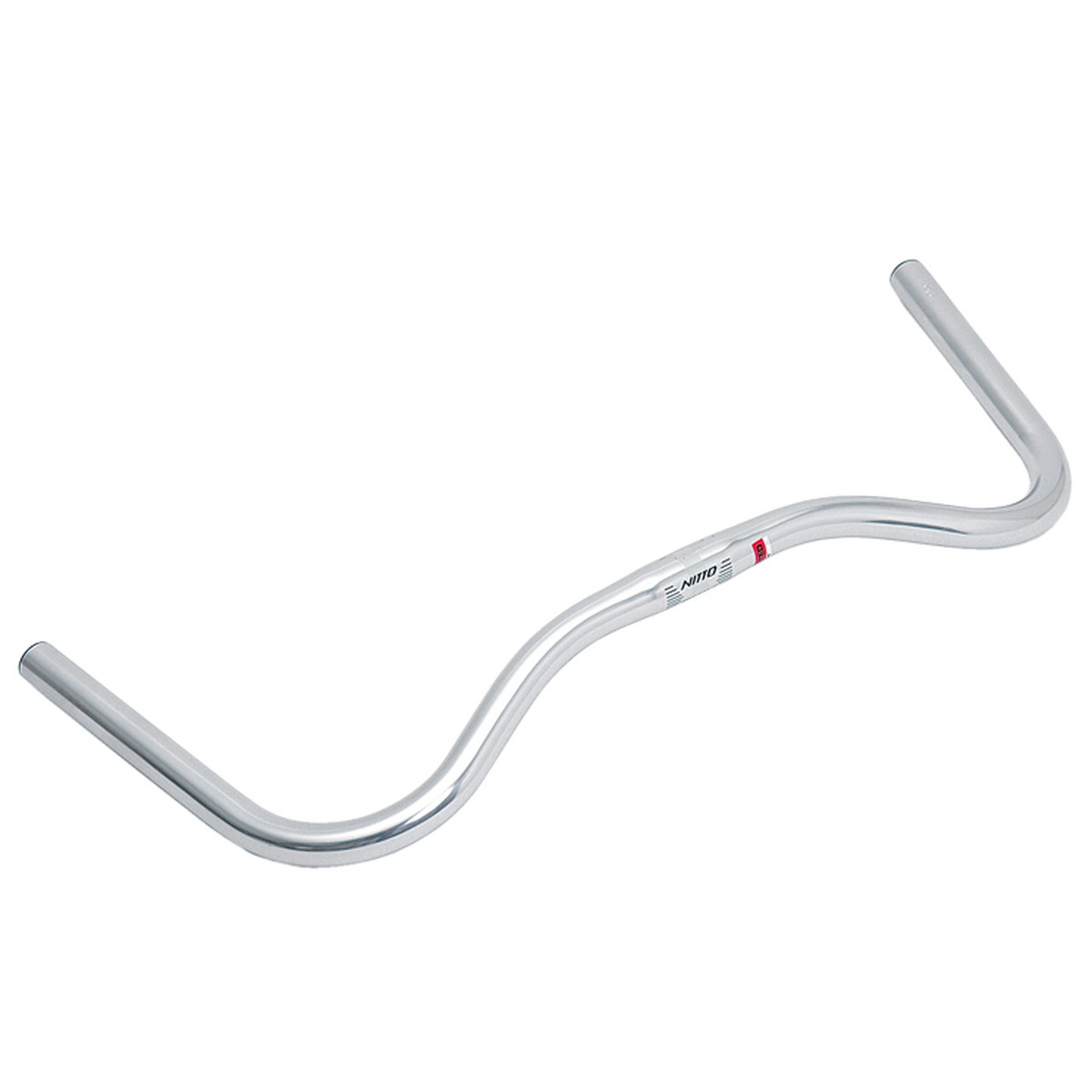 NITTO B352AA 550mm Silver Semi-Drop Handlebars - Bicycle Parts/Cycle Parts