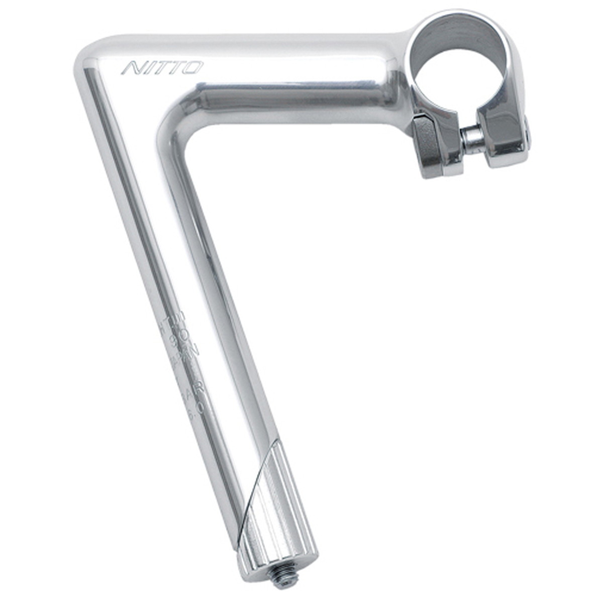 NITTO/日東 NPステム 26.0mmクランプ （PEARL） 110mm シルバー 自転車部品 サイクルパーツ