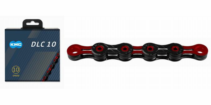KMC（ケーエムシー） DLC10 RED レッド 10速チェーン
