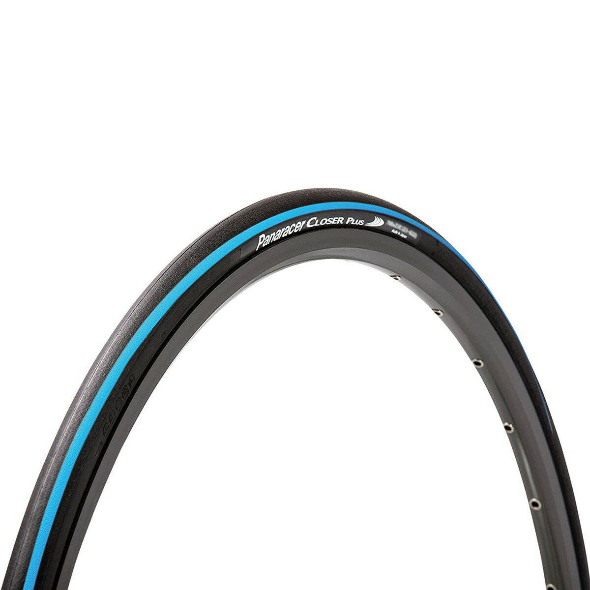 Panaracer CLOSER PLUS 700x23C Black/Blue Bicycle Tire (Cycle Parts)