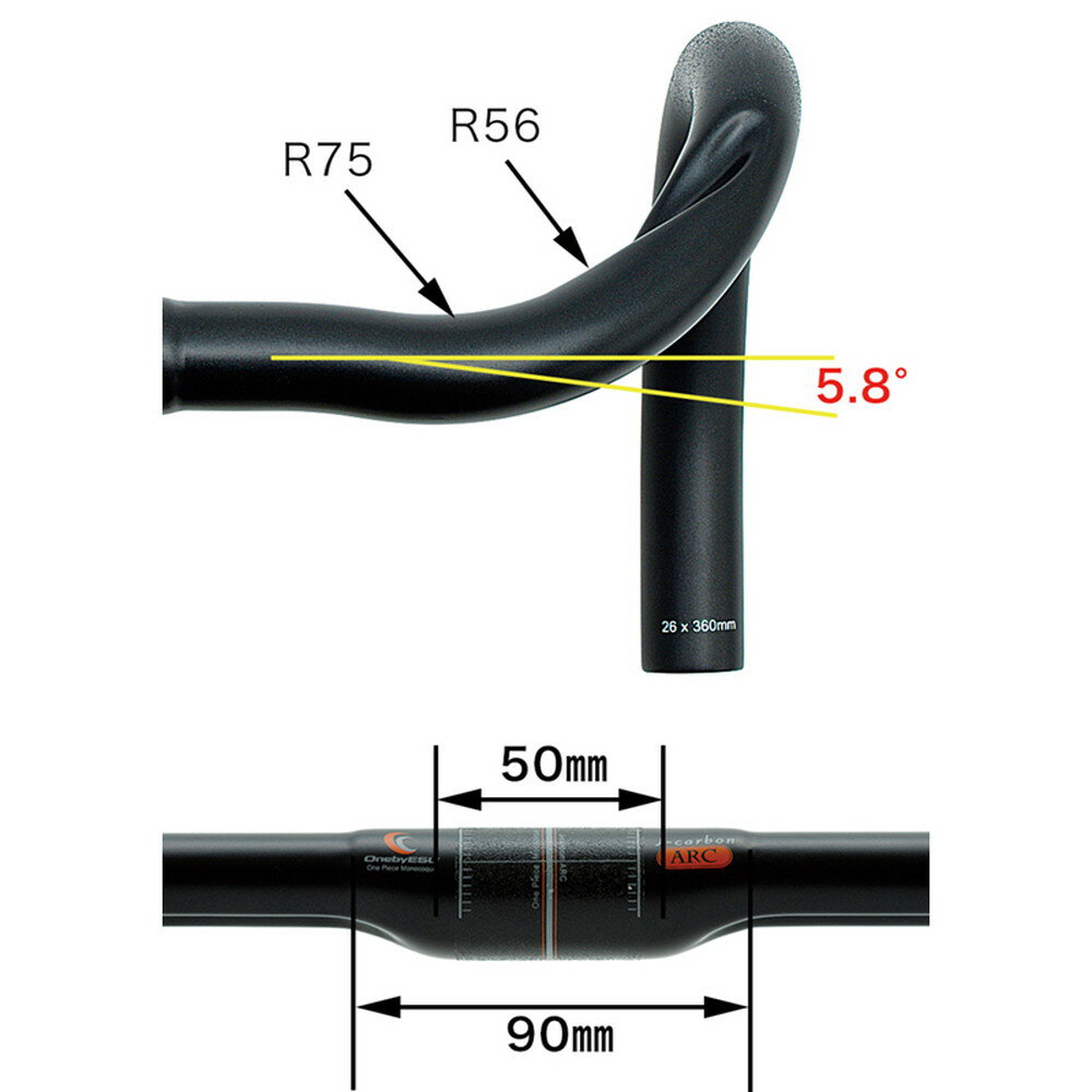 OnebyESU�ʥ��Х������� �����������ܥ󥢡��� 420mm �ޥå�UD �ɥ��åץϥ�ɥ� ��ž������ ��������ѡ���