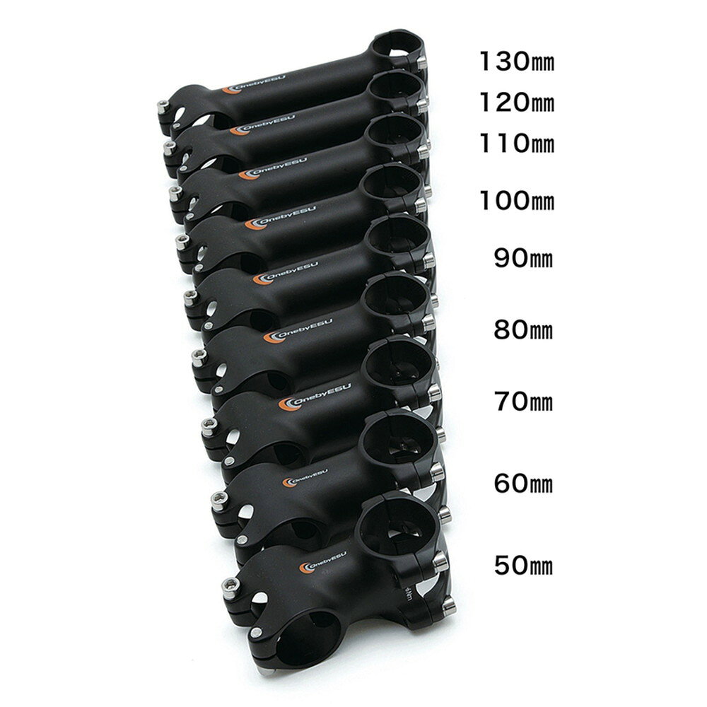 ザ・パワフルのOnebyESU/ワンバイエス ブレンドステム 84°/130mm マットブラック 自転車用品 サイクルパーツ｜アングル2