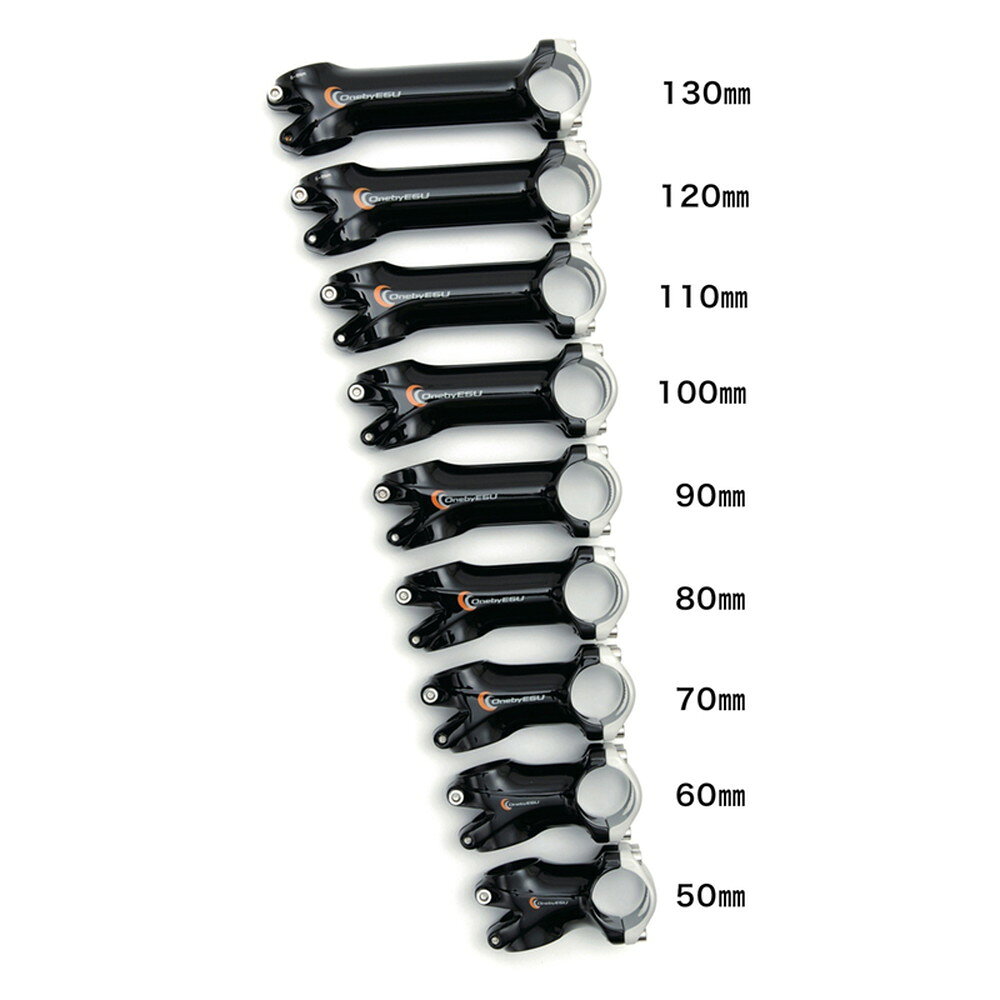 OnebyESU/ワンバイエス 77ステム 70mm クリアブラック 自転車用品 サイクルパーツ