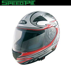 TNK工業 SPEEDPIT キッズ フルフェイスヘルメット ZK-1 レッド/シルバー 子供用 SG規格適合 バイク用品