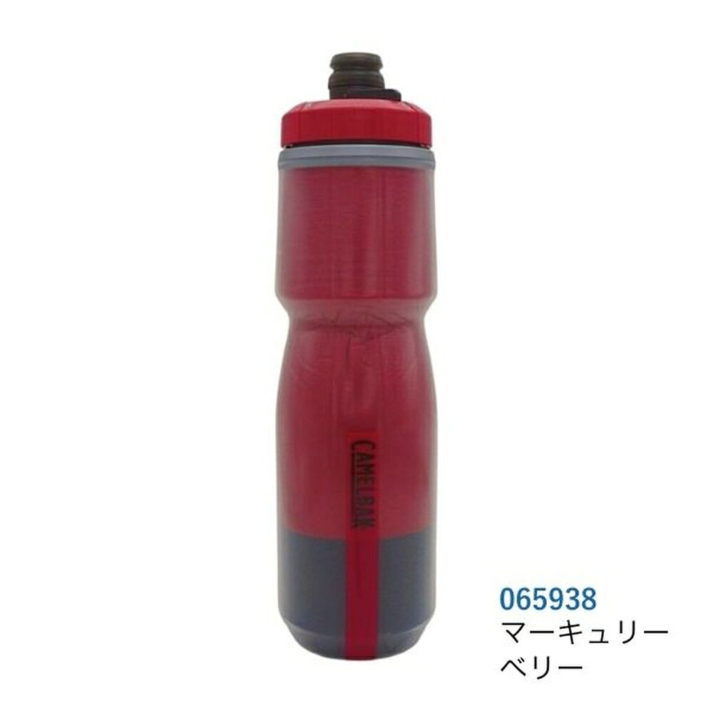 インサレーション構造によりポディウム比2倍の保冷性能を誇る高機能スポーツボトル。 【サイズ】 710ml：26.6×7.4×7.4cm 620ml：23.8×7.4×7.4cm 【重量】 710ml：122g 620ml：99g インサレーション構造によりポディウム比2倍の保冷性能を誇る高機能スポーツボトル。 握るもしくは吸うだけで簡単に飲水を行える抜群の飲みやすさと、非ロック状態でボトルを逆さにしてもほぼ確実に漏水しない極めて高い信頼性を兼ね備えています。 保温・保冷性、飲みやすさ、洗いやすさ、耐久性など、あらゆる理想を具現化した革新的なボトルです。 ※常温以下の飲み物にのみ使用できます。火傷の恐れがありますので高温の飲み物には使用しないでください。 ※予告なくパッケージのデザインが変更になる場合があります。予めご了承ください。※画像はイメージです。実際の商品とは異なる場合があります。