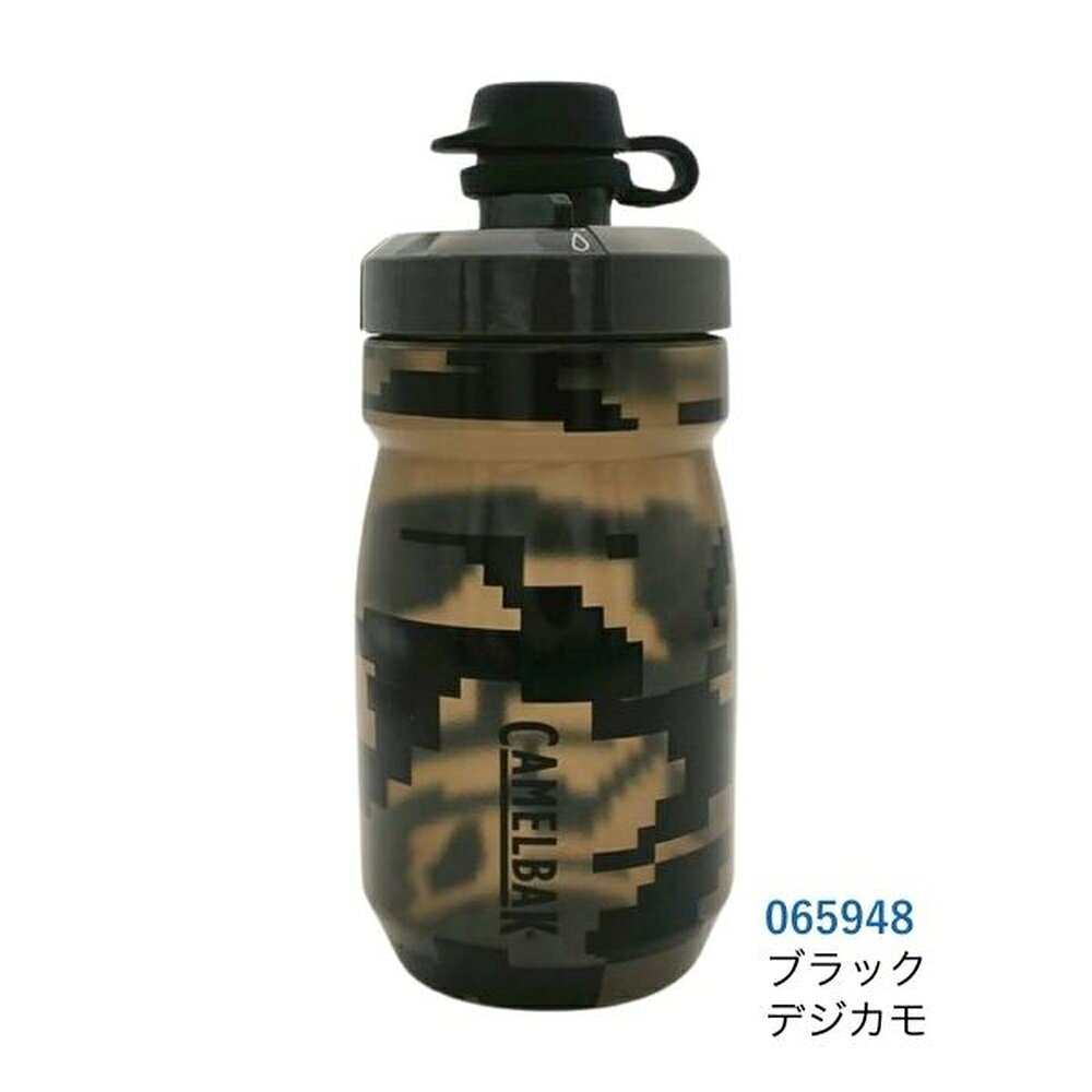 ●あらゆる場面で飲み口を清潔に保てるキャップ付き軽量ボトル ●飲み口を泥はねや砂塵から守るマッドキャップ標準装備 ●握るもしくは吸うだけで簡単に飲水を行えるジェットバルブ機構 ●ロックレバーをオンにすると完全に漏れを防止 ※保冷機能なし ※火傷の恐れがあるため高温の飲み物には使用不可 ※高温による変形の恐れがあるため食洗器の使用不可 参考サイズ：163×73×73mm 参考重量：64g ※予告なくパッケージのデザインが変更になる場合があります。予めご了承ください。※画像はイメージです。実際の商品とは異なる場合があります。