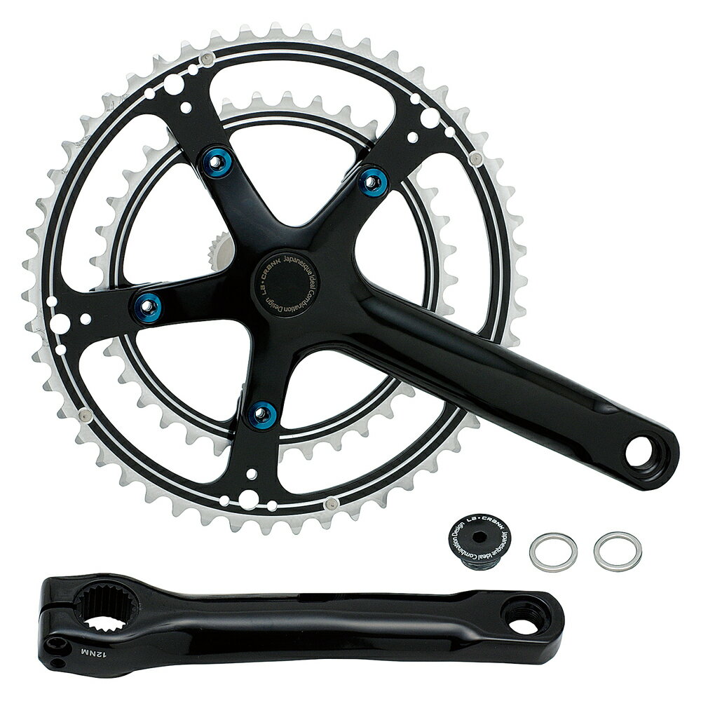 Rakuten - Dixna/ディズナ ラ・クランク 51×37T 167.5mm ブラック SHIMANO：10S/11S & SRAM：10S 自転車部品 サイクルパーツ