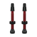 自転車 バルブ 仏式 MTB TCS Valve (TCSプレスタバルブ) アルミ 2本セット レッド WTB ダブルティービー 自転車用品 自転車部品
