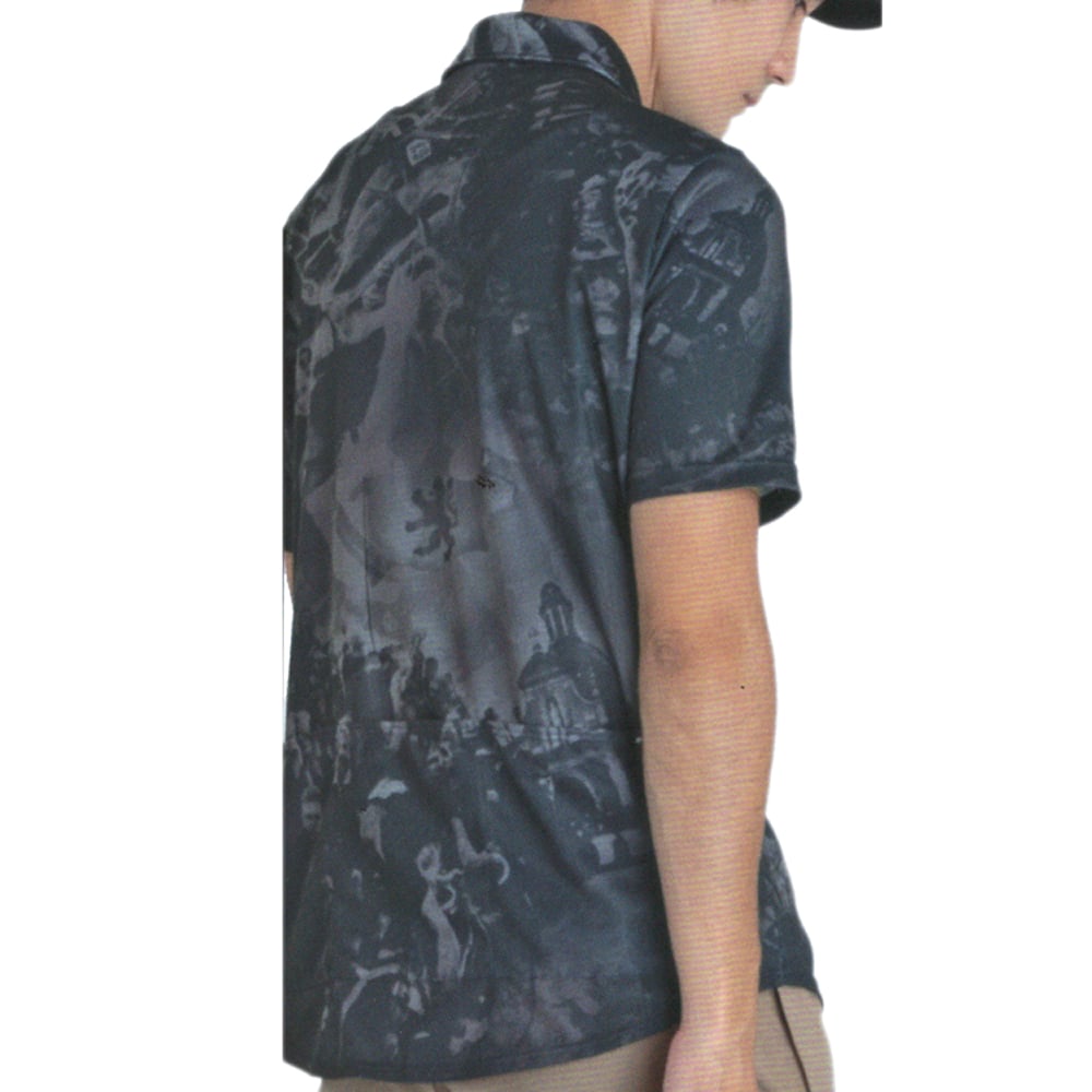 カペルミュール kphs1057 半袖シャツジャージ フランドル ブラック XSサイズ KAPELMUUR