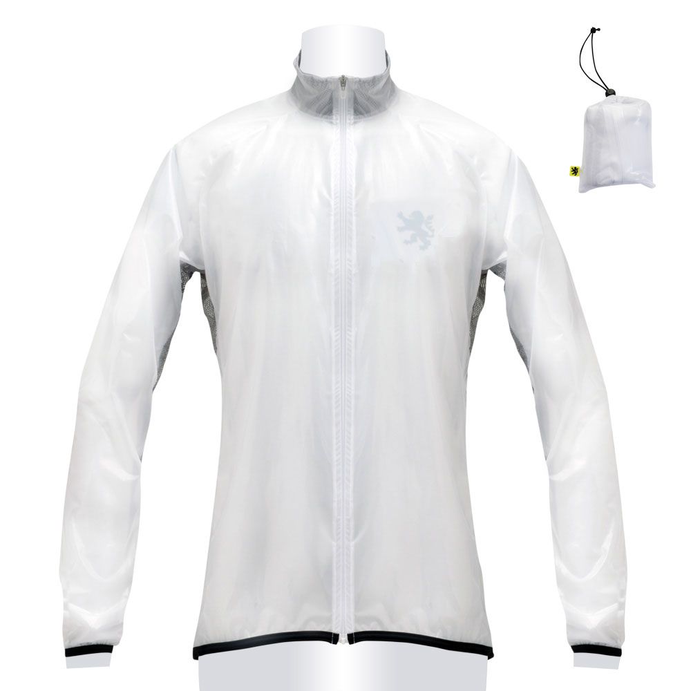 カペルミュール kprj006 クリアレインジャケット ホワイト XLサイズ KAPELMUUR