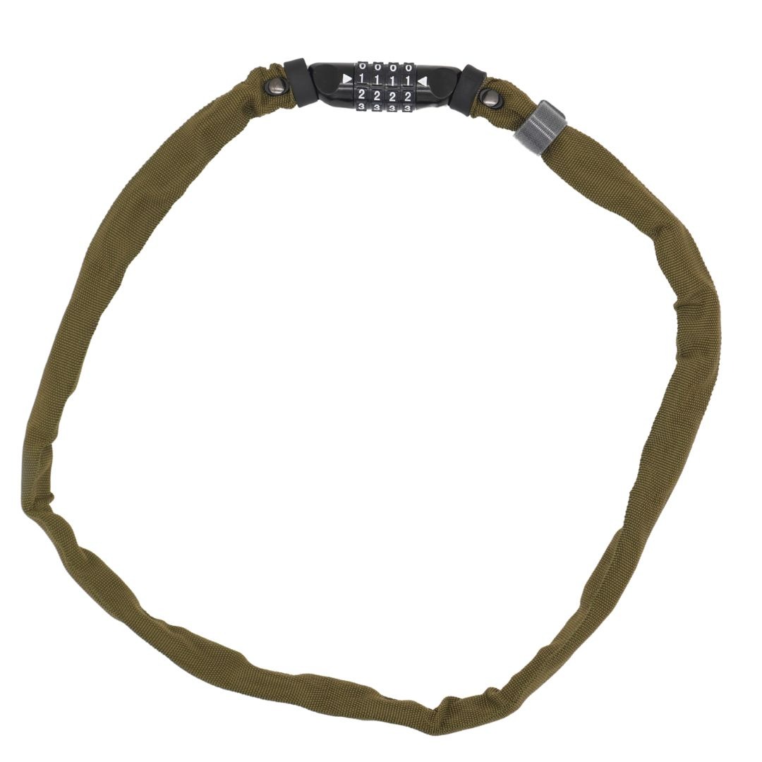 Rakuten - kuhaku クウハク 蜜柑(ミカン) 90cm オリーブ 4mm×90cm スチールチェーン+ダイヤルロック