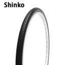 27インチ 自転車タイヤ SR078 27×1-3/8 W/O ブラック/ブラウン Deming L/L スタンダードタイヤ Shinko(シンコー)