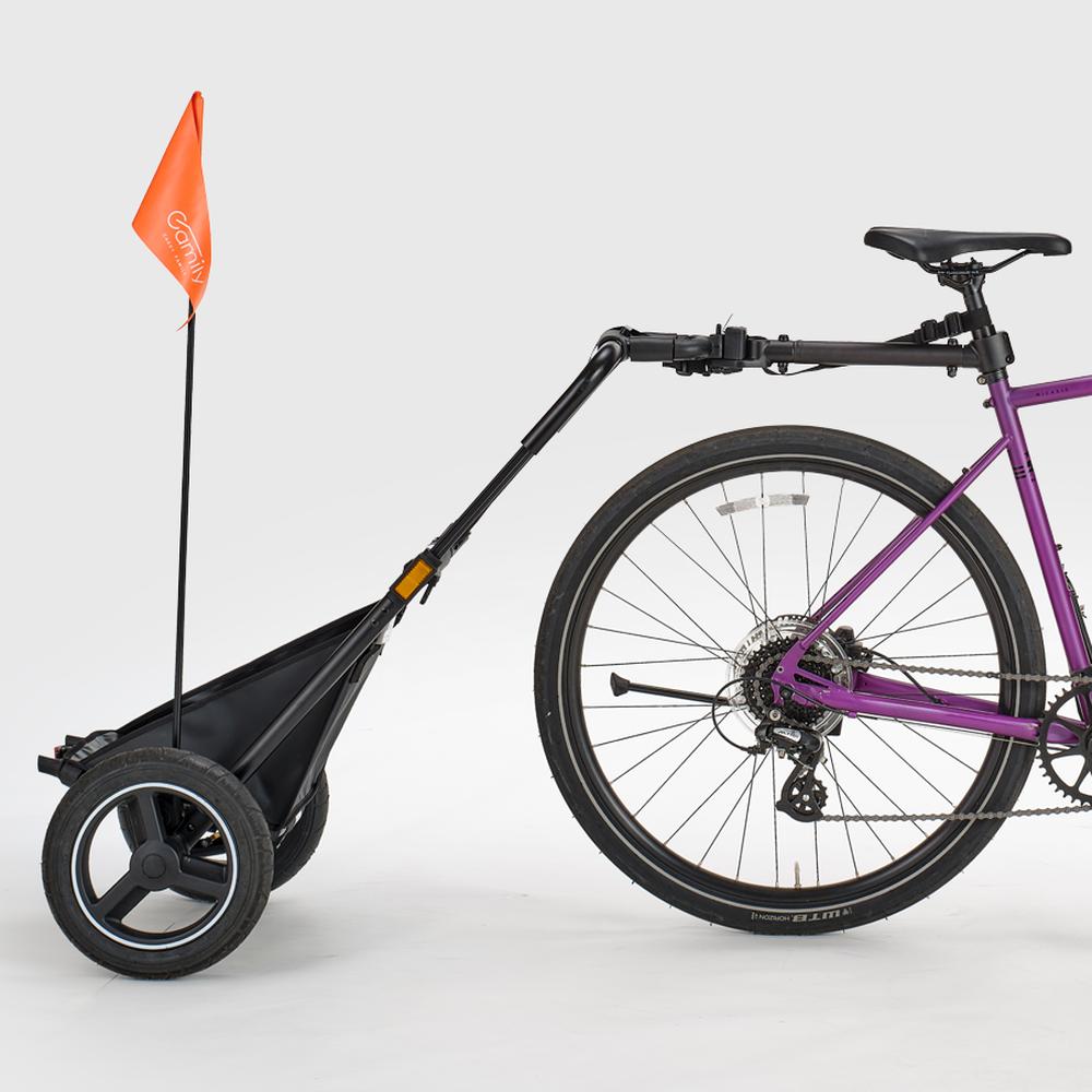 自転車 トレーラー CT-001S Camily サイクルトレーラーS ブラック OGK オージーケー技研 2