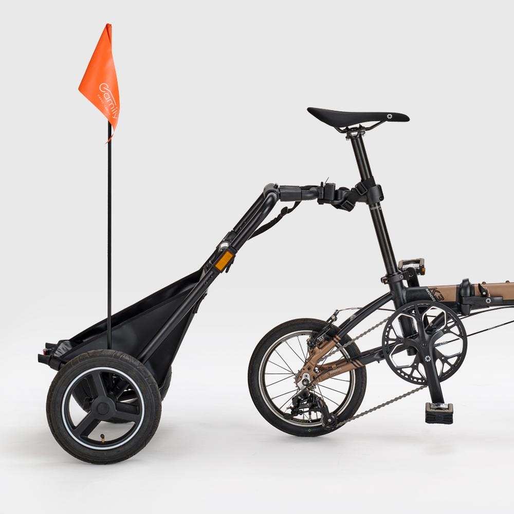 自転車 トレーラー CT-001S Camily サイクルトレーラーS ブラック OGK オージーケー技研 3