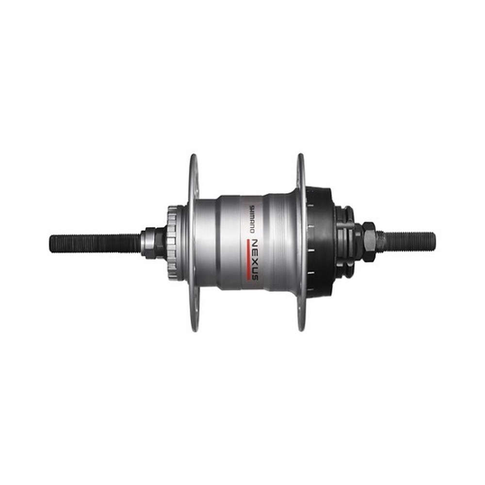 SHIMANO シマノ ASG3R40AFN SG-3R40 NEXUS 内装ハブ 3スピード ローラーブレーキ 191.8mm シルバー特徴■ブレーキタイプ：ローラーブレーキ■O.L.D.(mm)：119.5■軸長（mm）：191.8■カラー：シルバー■スポーク穴：36H仕様■JAN：4560384167424注意点※商品のスペックやデザイン等、仕様は予告なく変更される場合がございます。予めご了承ください。