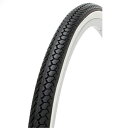 自転車 タイヤ 22インチ スタンダードタイヤ SR078 22×1-3/8 W/O 黒/白 Deming L/L Shinko シンコー