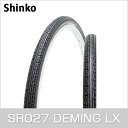 自転車 タイヤ 28インチ コンフォートタイヤ SR027 28×1-1/2 W/O 黒 Deming L/X Shinko シンコー