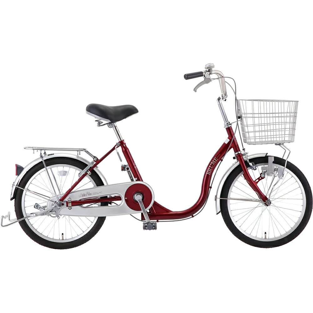 7分組 自転車 20インチ ミニベロ 小径 ブルーメミニII オート BRUME 低床 街乗り ...