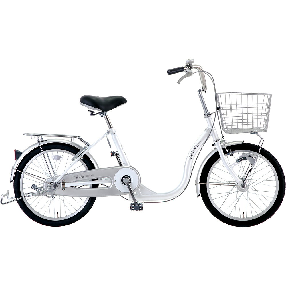 7分組 自転車 20インチ ミニベロ 小径 ブルーメミニII オート BRUME 低床 街乗り ...