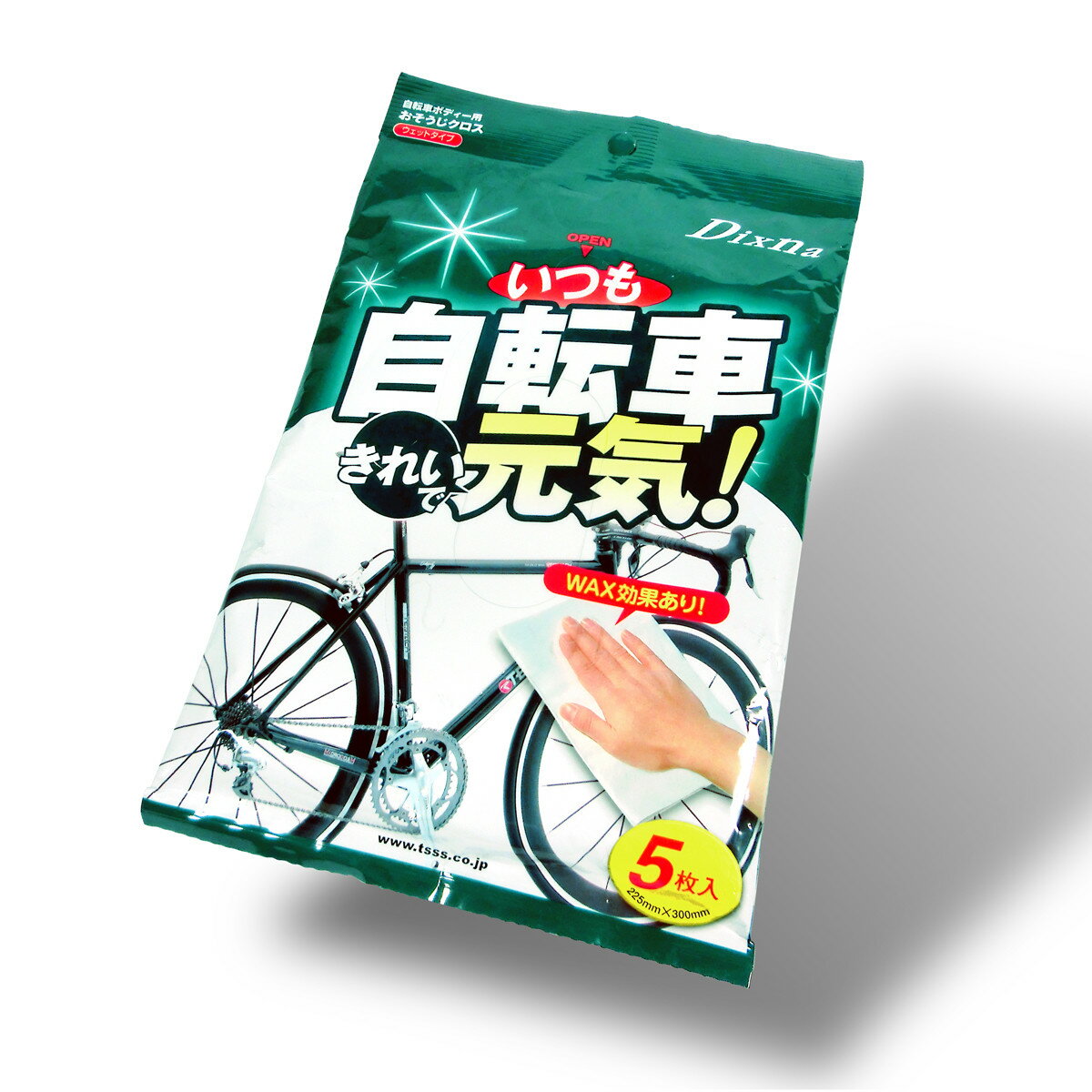 Dixna/ディズナ 自転車ボディ用おそうじクロス いつも自転車きれいで元気！（60980-T583） クリーナー 自転車用品