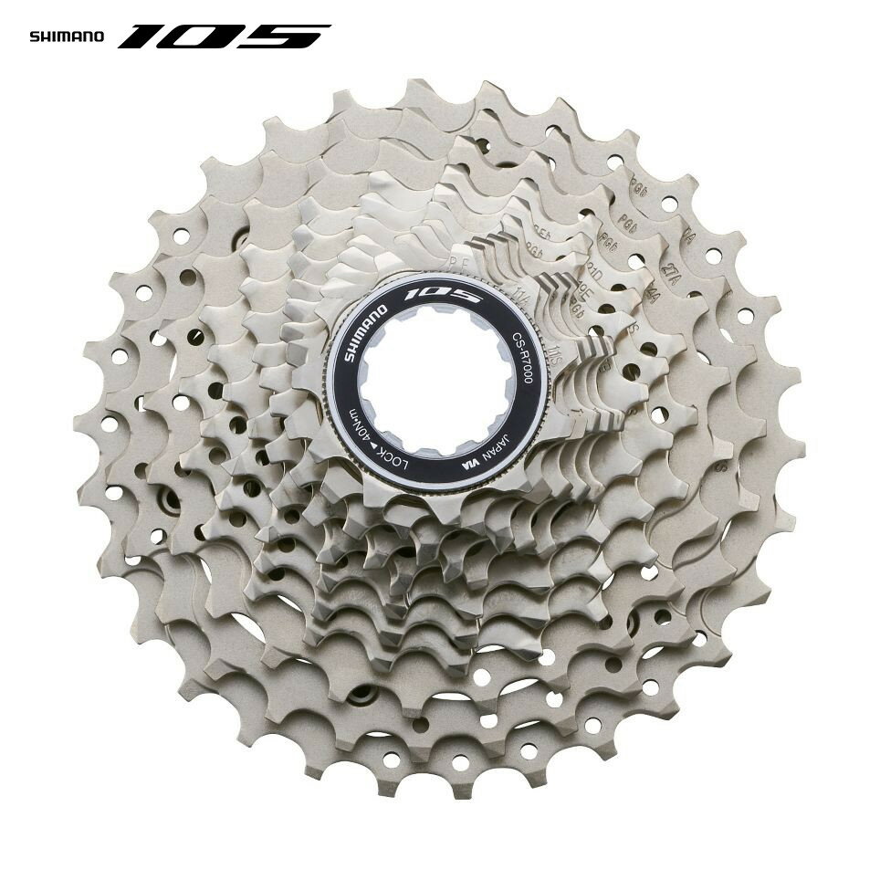 SHIMANO/シマノ 105 カセットスプロケット CS-R7000 11S 11-28T ICSR700011128 自転車 コンポーネント