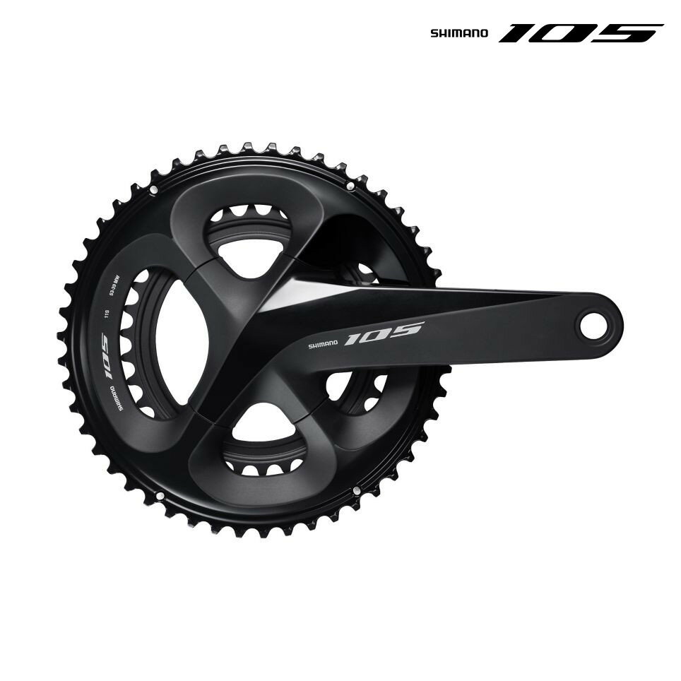 SHIMANO/シマノ 105 ホローテックII クランクセット FC-R7000 ブラック 50×34T 165mm 11S IFCR7000AX04L 自転車 コンポーネント