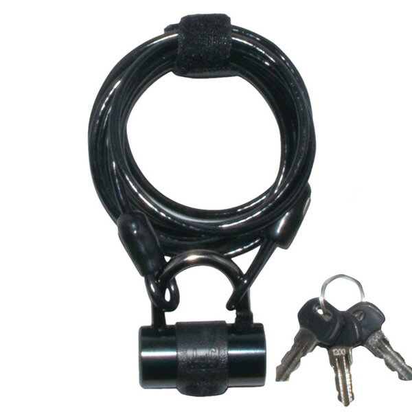 J&C JC-019W ブラック 4×1800mm 多機能コンパクトワイヤーロック