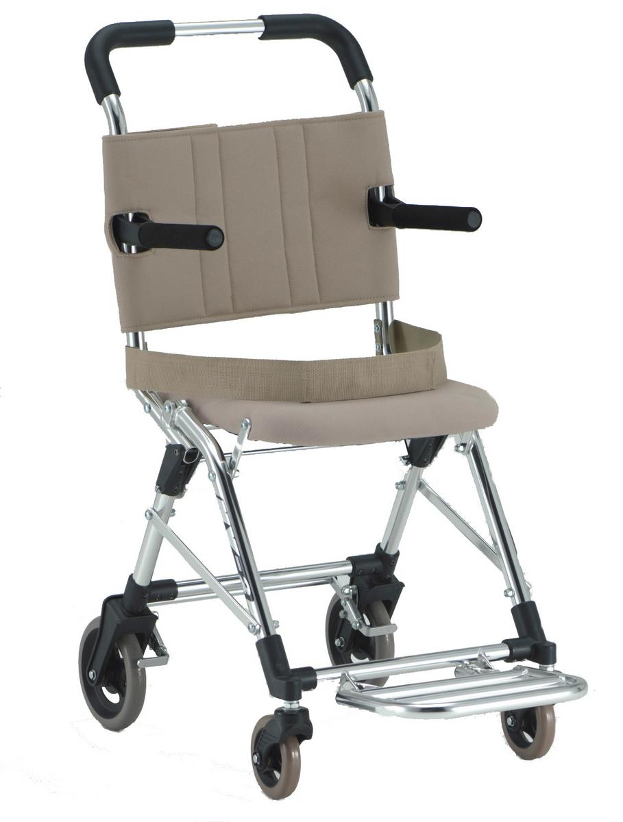 軽量 折りたたみ 旅行用車椅子(旅行用車いす)松永製作所製　MV2【メーカー正規保証付き／送料無料】
