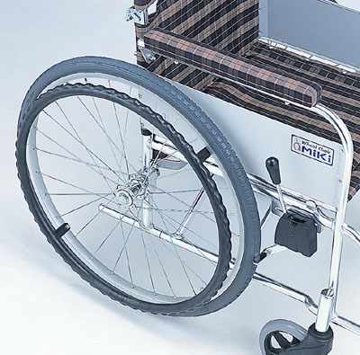 車椅子専用オプション(Miki ミキ専用）ハイポリマータイヤへの変更MS-571