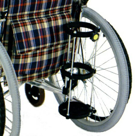 車椅子専用オプション(松永製作所専用）酸素ボンベ架