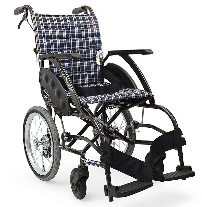 軽量 折りたたみ車椅子(車いす) カワムラサイクル製 WAVIT(ウェイビット) WA16-40S(42S) /WA16-40A(42A)【メーカー正規保証付き／条件付き送料無料】