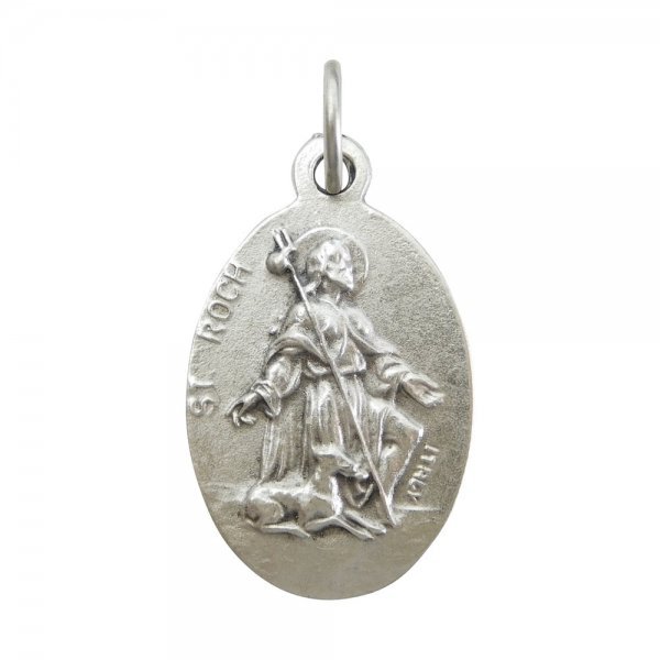 聖ロック メダイ 膝や皮膚の病気 犬 守護聖人 イタリア製 ロッコ チャーム ペンダント
