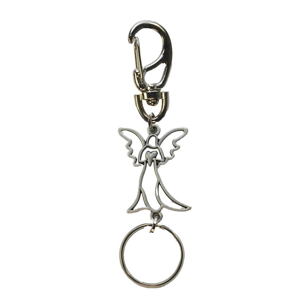 ハートを持ったエンジェル キーホルダー キーリング イタリア製