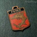 【非聖品】フォレ 紋章 チャーム エナメル 【海外直輸入中古品】 フランス