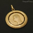 ルルドの聖母 アンティーク メダイ 【海外直輸入中古品】