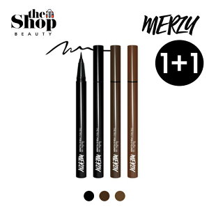 MERZY/マージ―/2個選択/ザファースト ペンアイライナー 3色/Pen Eyeliner/鮮やかなアイライン/ウォータープルーフ/0.12mm極細糸ブラシ/韓国コスメ