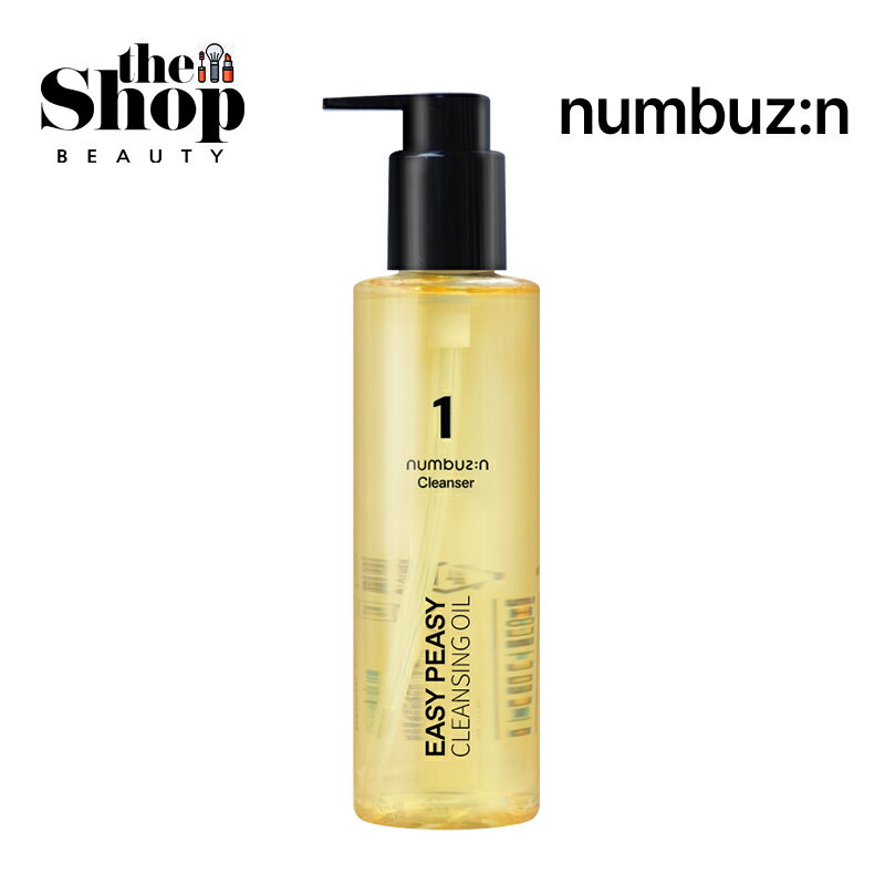 numbuzin ナンバーズイン 1番 さっぱりすっきりクレンジングオイル 200ml Easy Peasy cleansing oil クレンジングオイル メイクアップリムーバー スキンケア ウォータープルーフ 毛穴ケア クレンジング ブラックヘッド フィジー 低刺激 韓国コスメ 韓国クレンジング