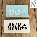 ステッカ−/春夏秋冬/KM4K/カモシカ/BLACK・WHITE/メンズ・レディース/DIECUT STICKER
