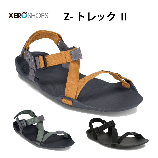 楽天Superb楽天市場店サンダル/夏/XEROSHOES/ゼロシューズ/NGT・FGN・BLK/25cm・26cm・27cm/メンズ/ZKM/Z-トレック2